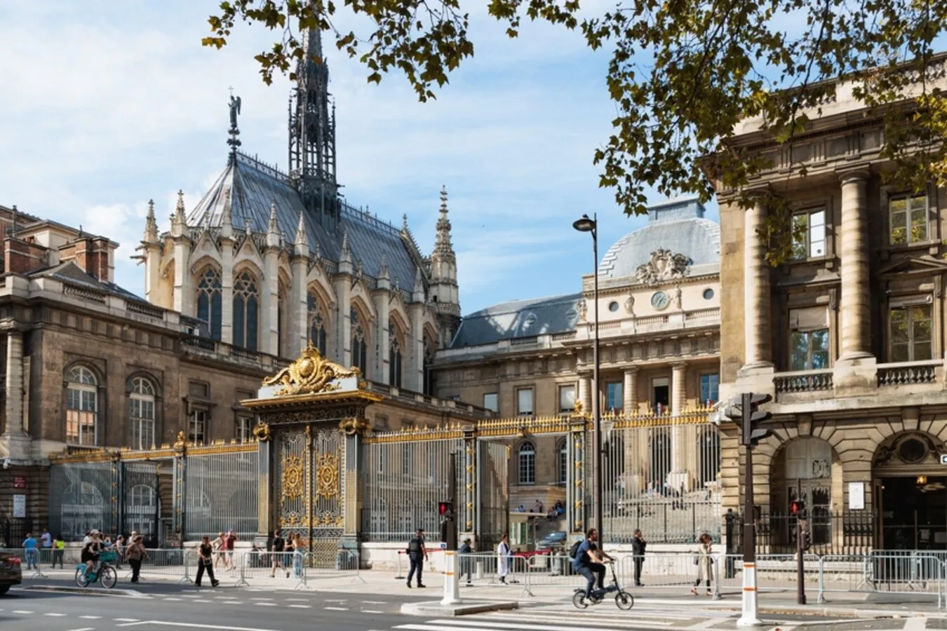 Stained glass at Sainte-Chapelle, Paris